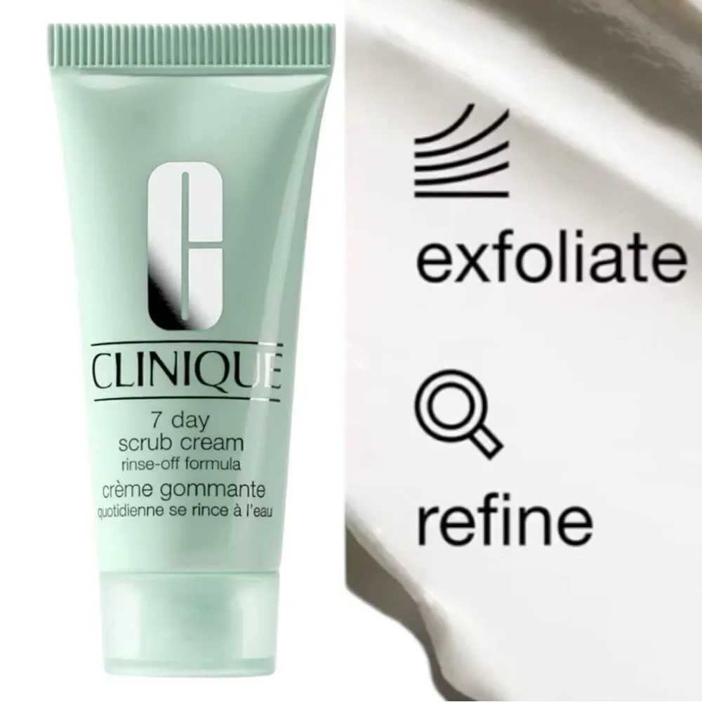 Clinique 7 Day Scrub Cream Rinse-Off Formula 3.4 oz – New, Full Size